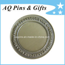 Challenge Coin with Antique Silver Plating (coin-091)